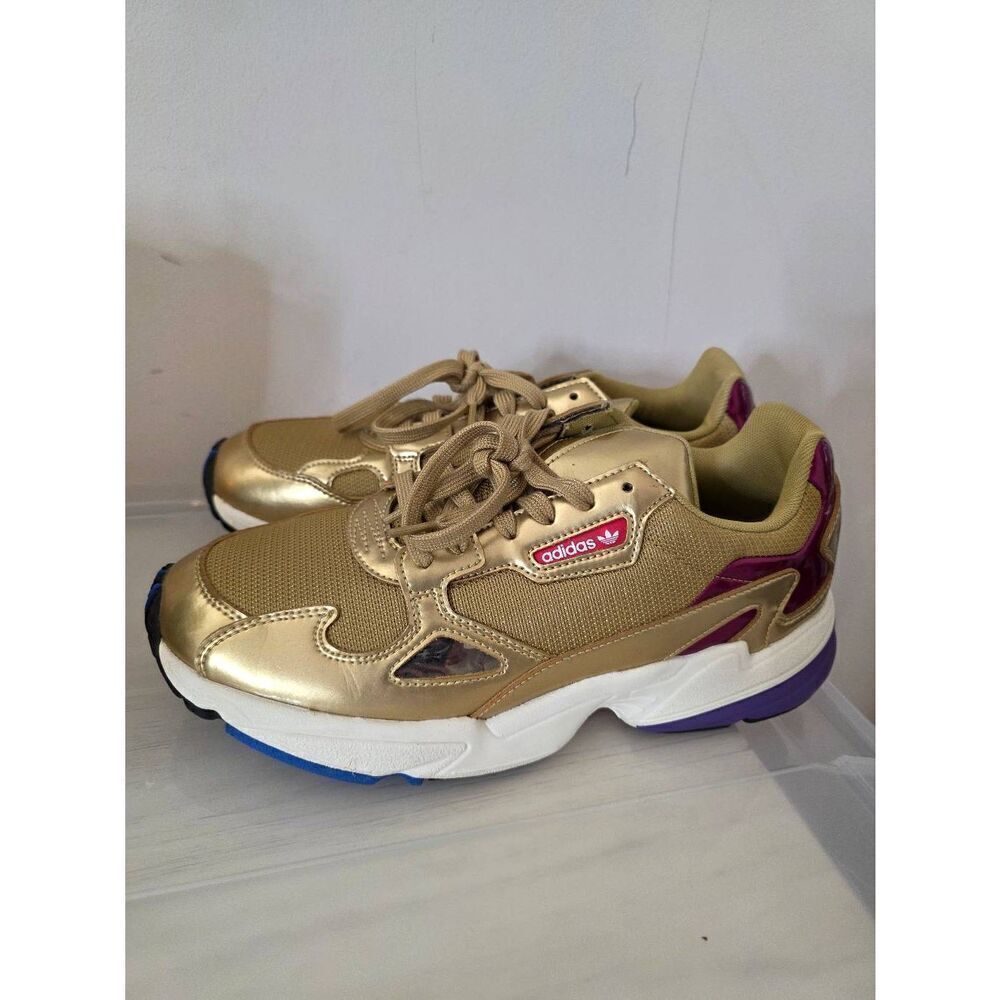 Adidas Falcon Gold Metallic (Women's) US 10